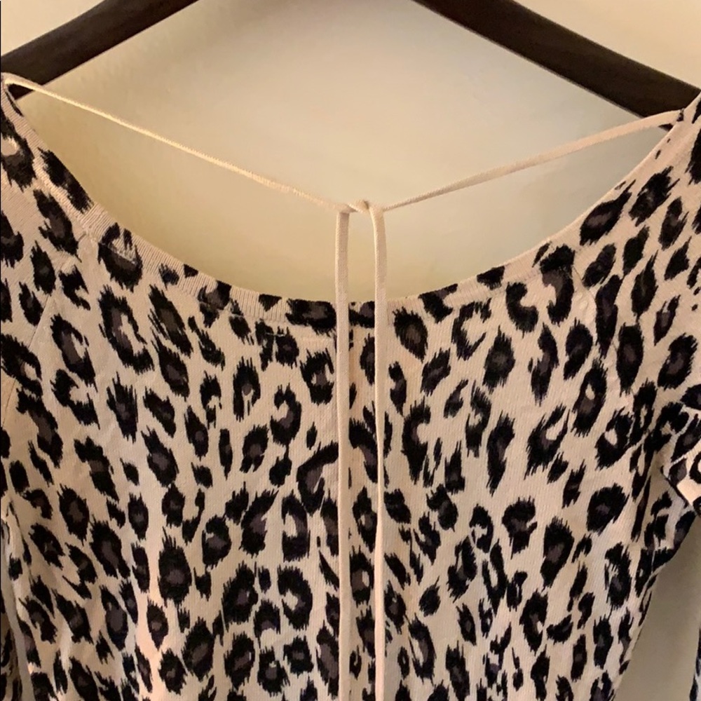 Leopard 🐆 print Guess long sleeve mini
